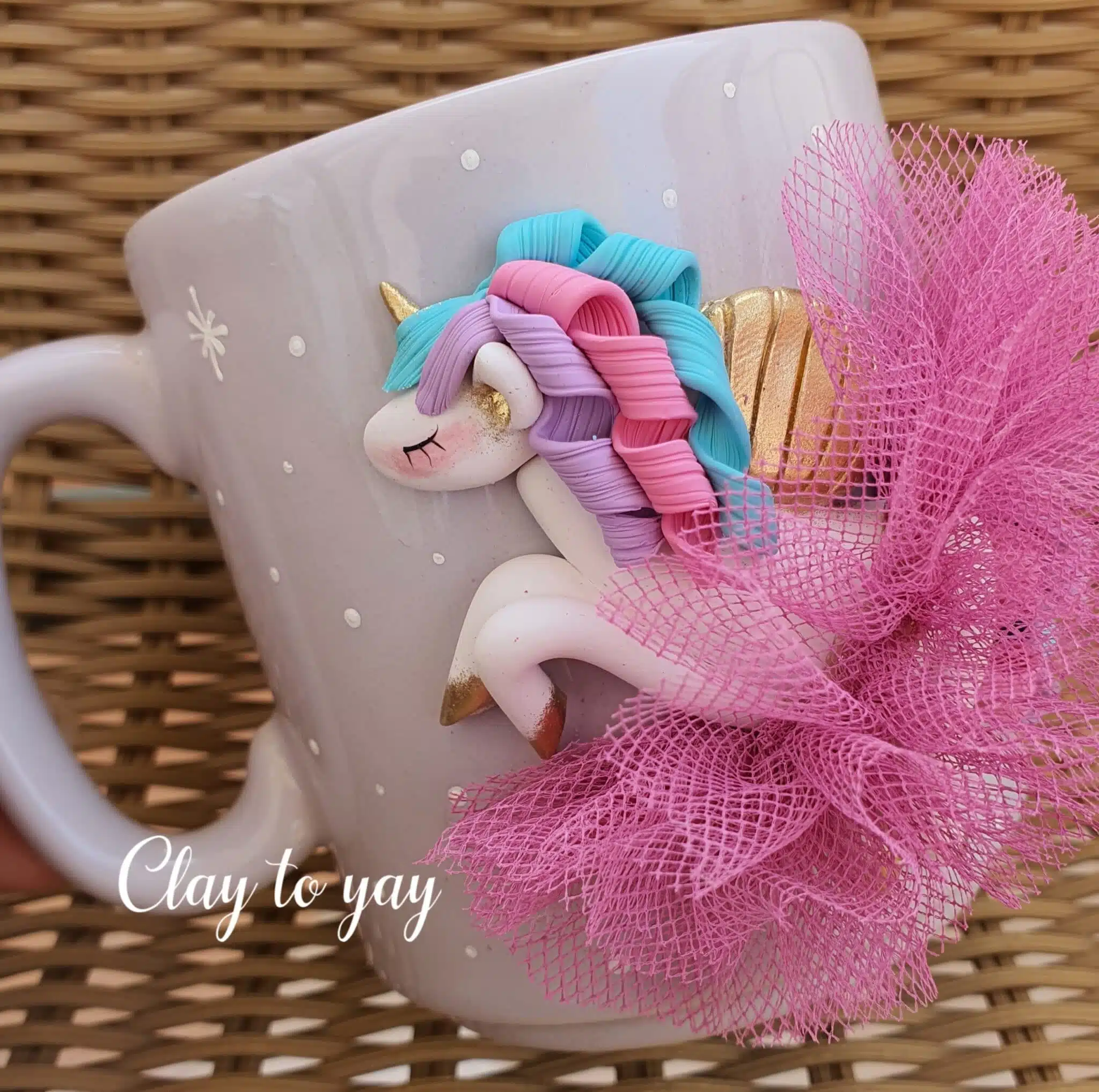 Unicorn mug "lilac" 1 Unicorn mug "lilac"