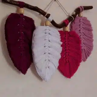 Tree leaves Macrame wall hanging - Color 1
