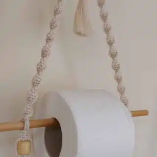 Toilet Paper Macrame holder