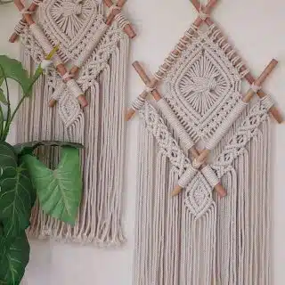 Diamond Macrame wall hanging