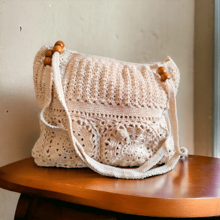 Crochet Cotton Bag