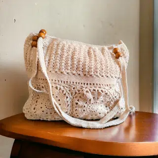 Crochet Cotton Bag
