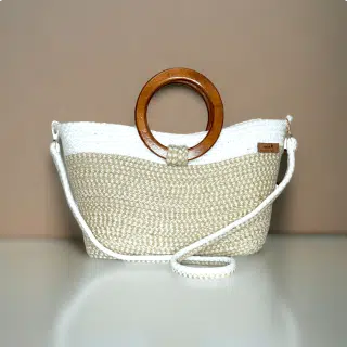 Sea foam purse