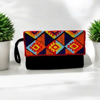Sinawy Colorful Beaded clutch