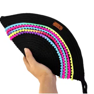 Colored bubbles clutch