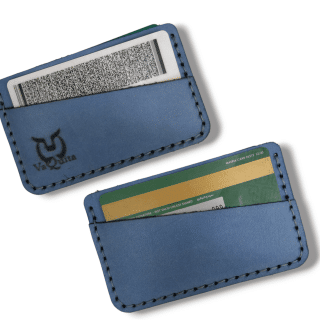baby blue card holder