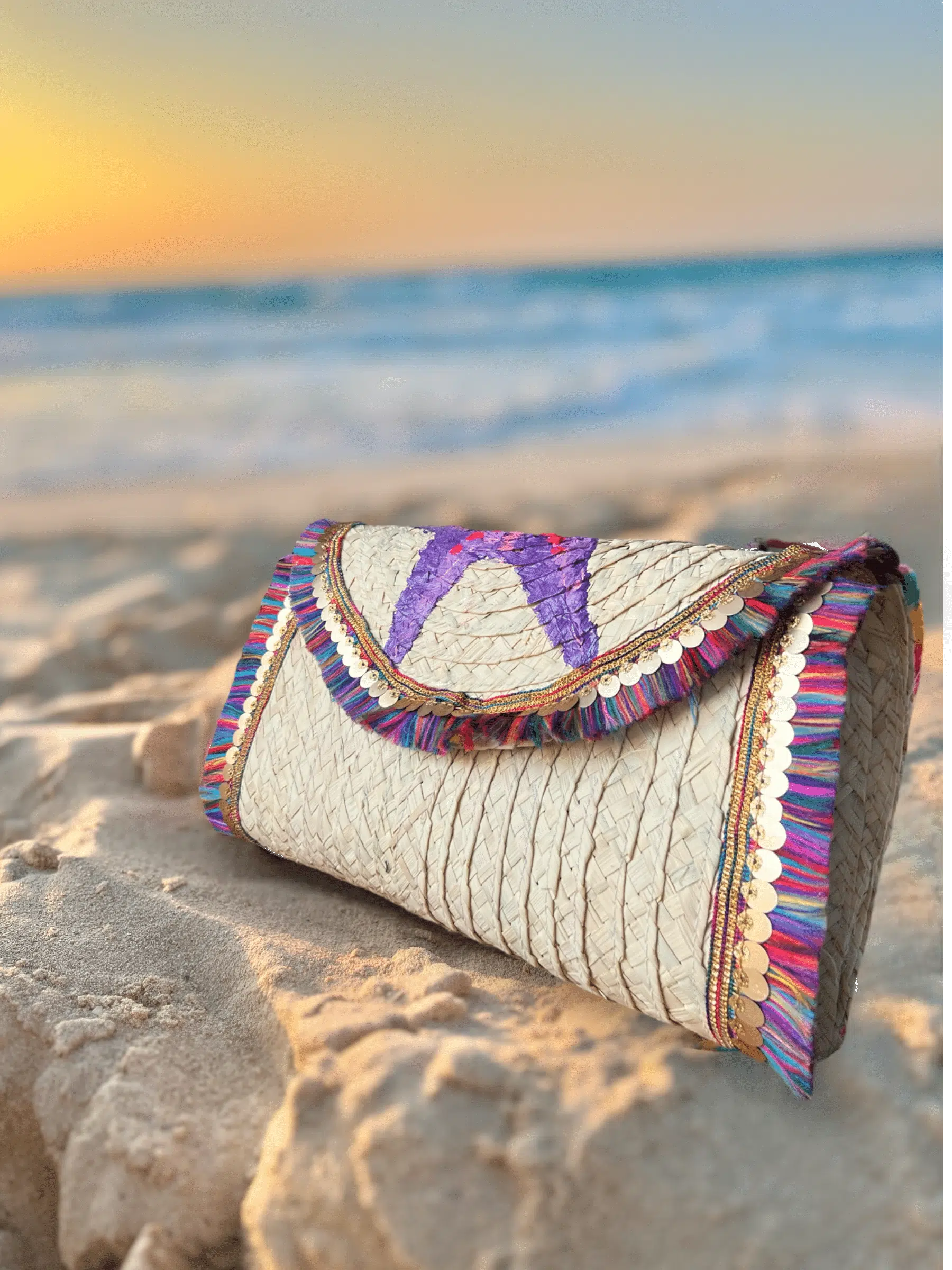 starry fish Straw clutch 1 starry fish Straw clutch