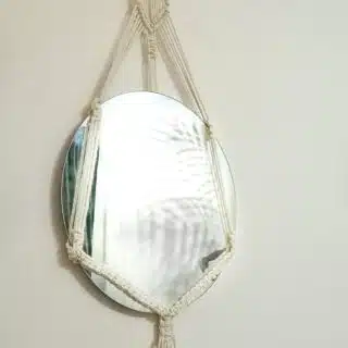 macrame mirror