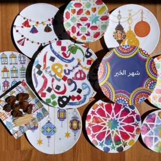 Ramadan Colorfull wall plates