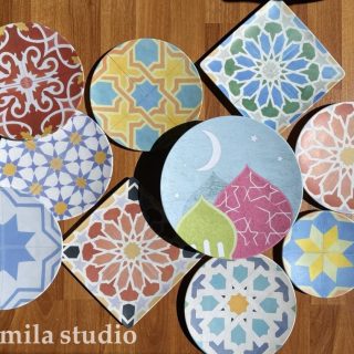 Ramadan Islamic soft pastel Wall Plates