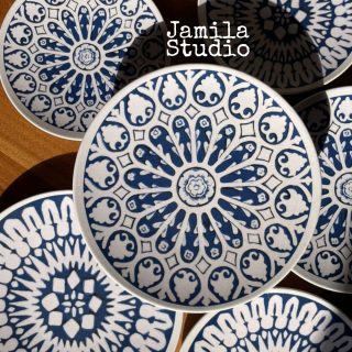 Blue Summer plates