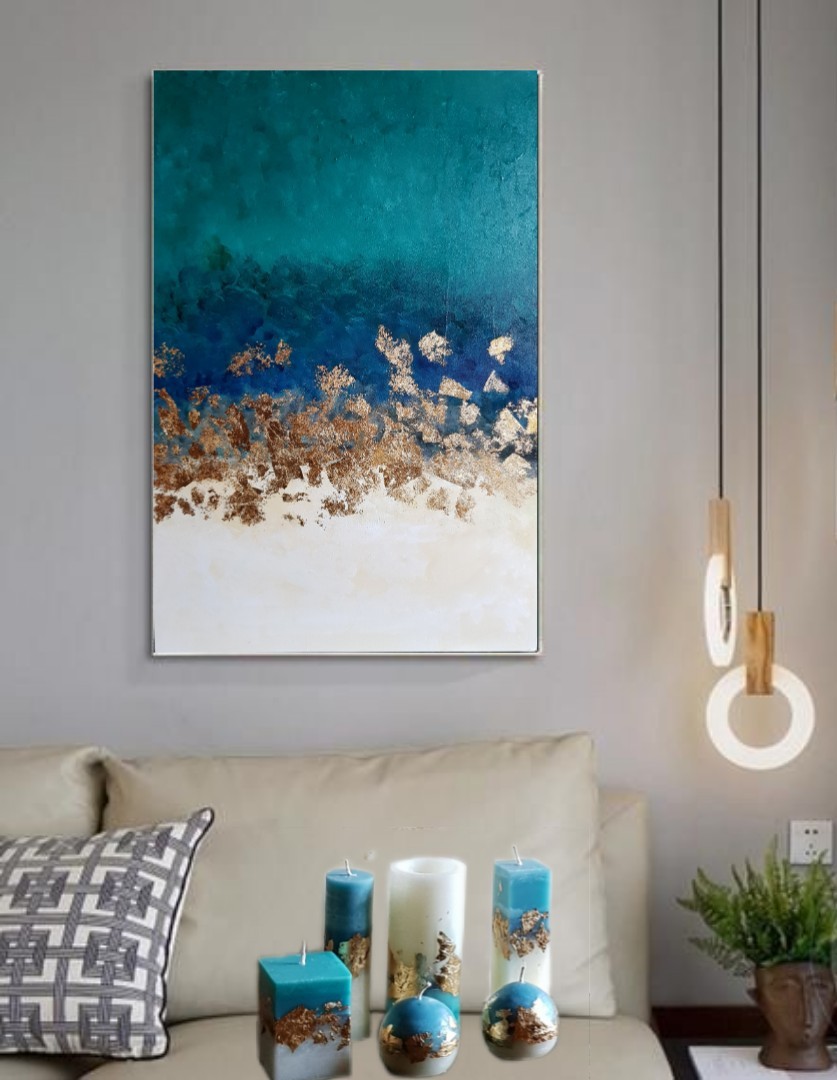 Abstract candle set (blue) 3 PicsArt 12 11 05.29.07