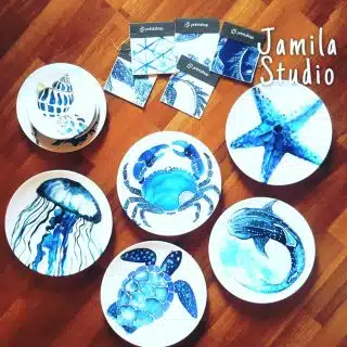 Blue Shell (Custom made wall plates)