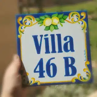 Your Home sign (Hand Painted tiles)