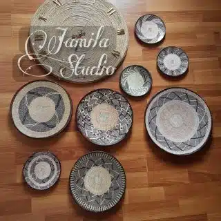 Boho wall plates