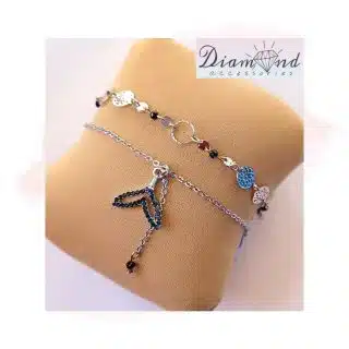 Silver colour bracelets