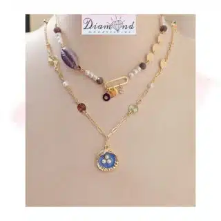 2-layered seashell necklace