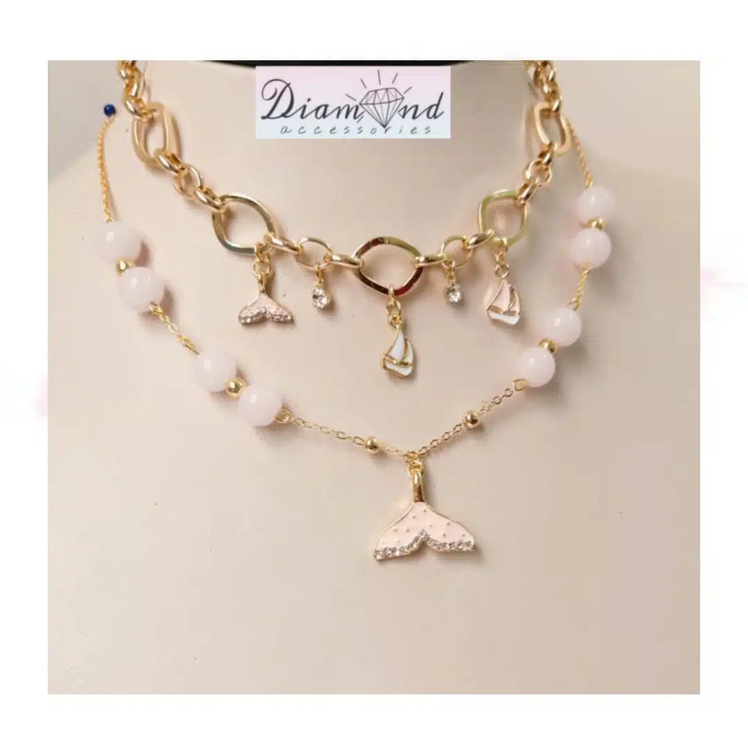 2-layered baby pink necklace 2 Picsart 23 08 27 20 42 35 347