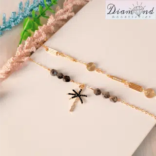 Glowy black bracelets