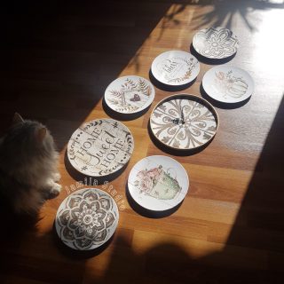 Bless our home ( wall plates)