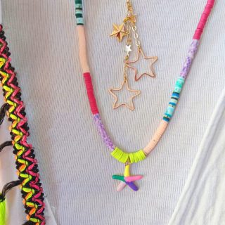 2-layered stars necklace