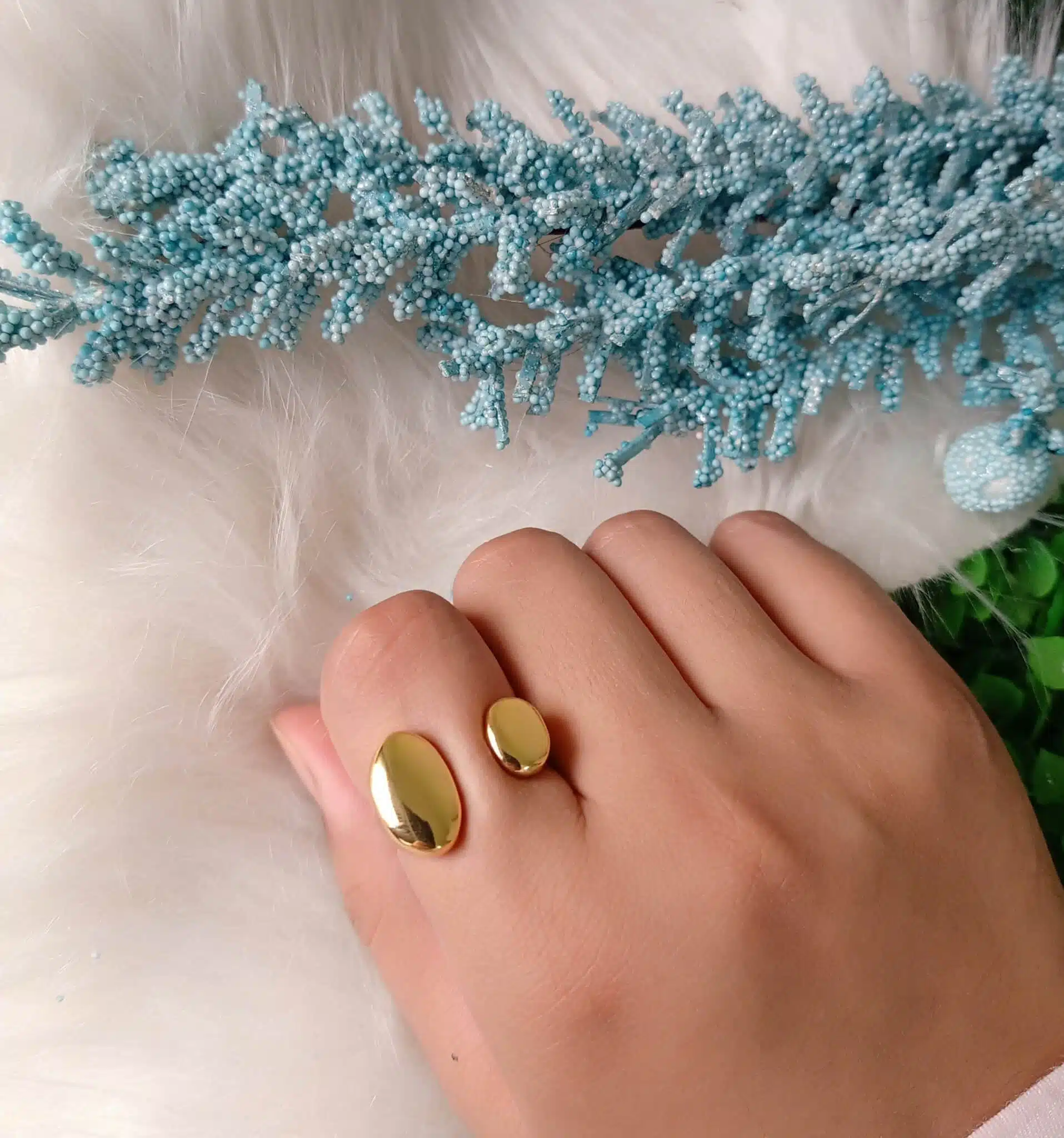 Double circle ring 1 Double circle ring