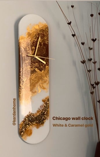 Chicago Wall Clock - Handmade 1 Chicago Wall Clock - Handmade
