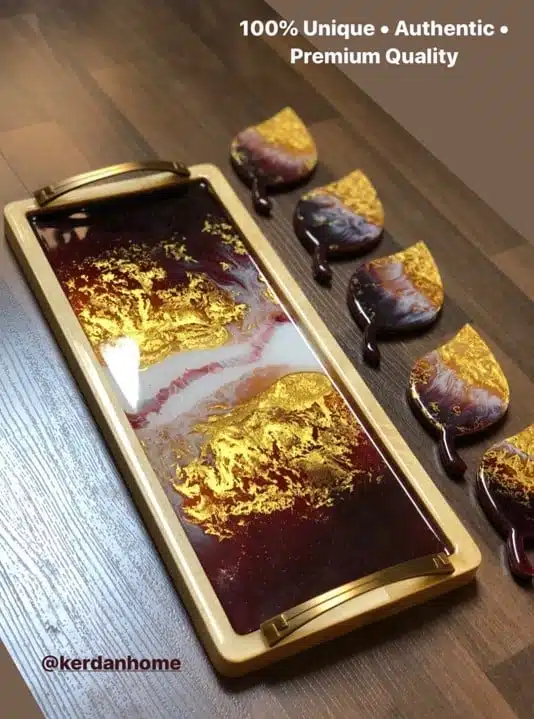 Sicily Rectangular Handmade Tray - 50cm x 25cm (Tray Only) 3 Picture4