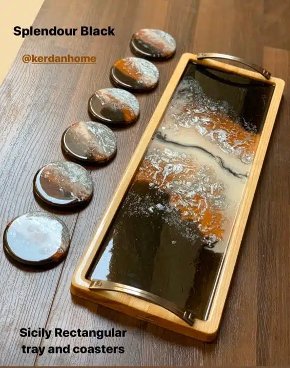 Sicily Rectangular Handmade Tray - 50cm x 25cm (Tray Only) 2 Picture5