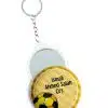 Mirror Pin Keychain - Soccer