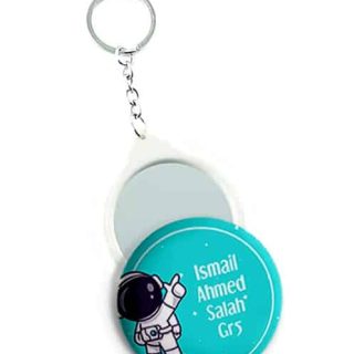 Mirror Pin Keychain - Space