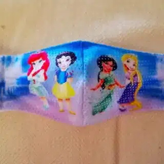 Pino Fabric Mask for Kids - Princesses