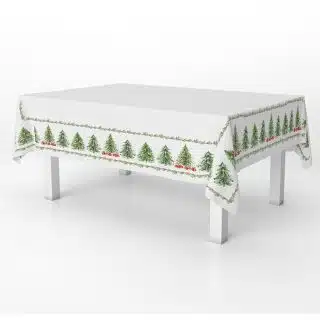Table Cover The vintage Christmas Tree 140*280