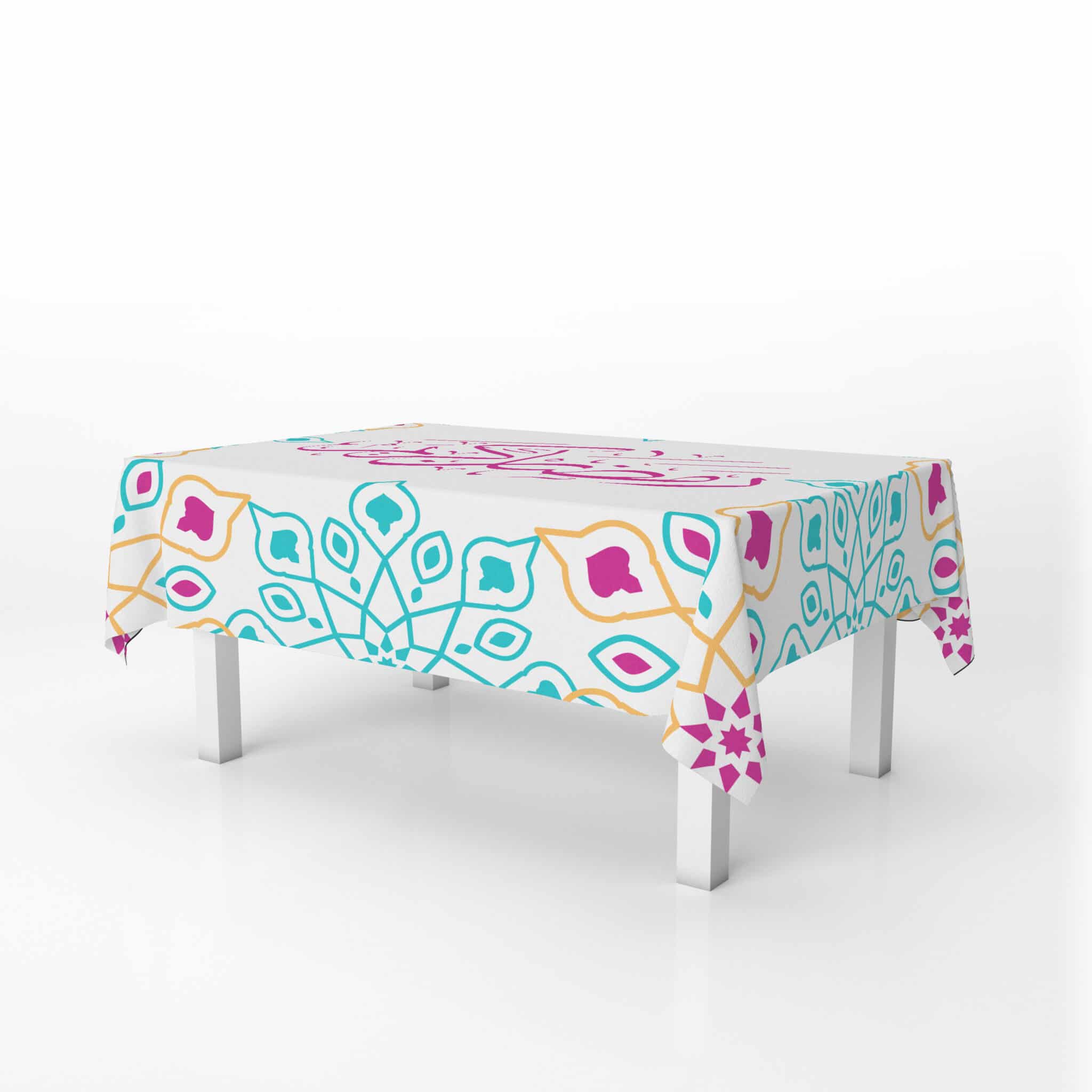 Table Cover with caption Ramadan Kareem 140*280 1 Table Cover with caption Ramadan Kareem 140*280