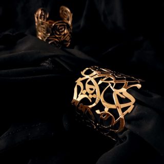 Handmade Random Letters Cuff