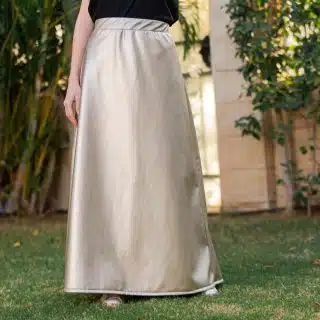 Gold Faux Leather skirt