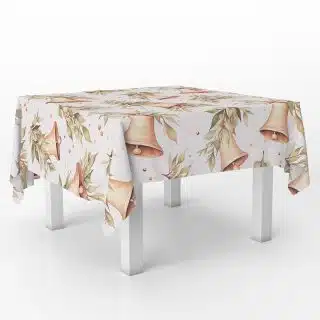 Table Cover The Christmas Golden Bell 140*140