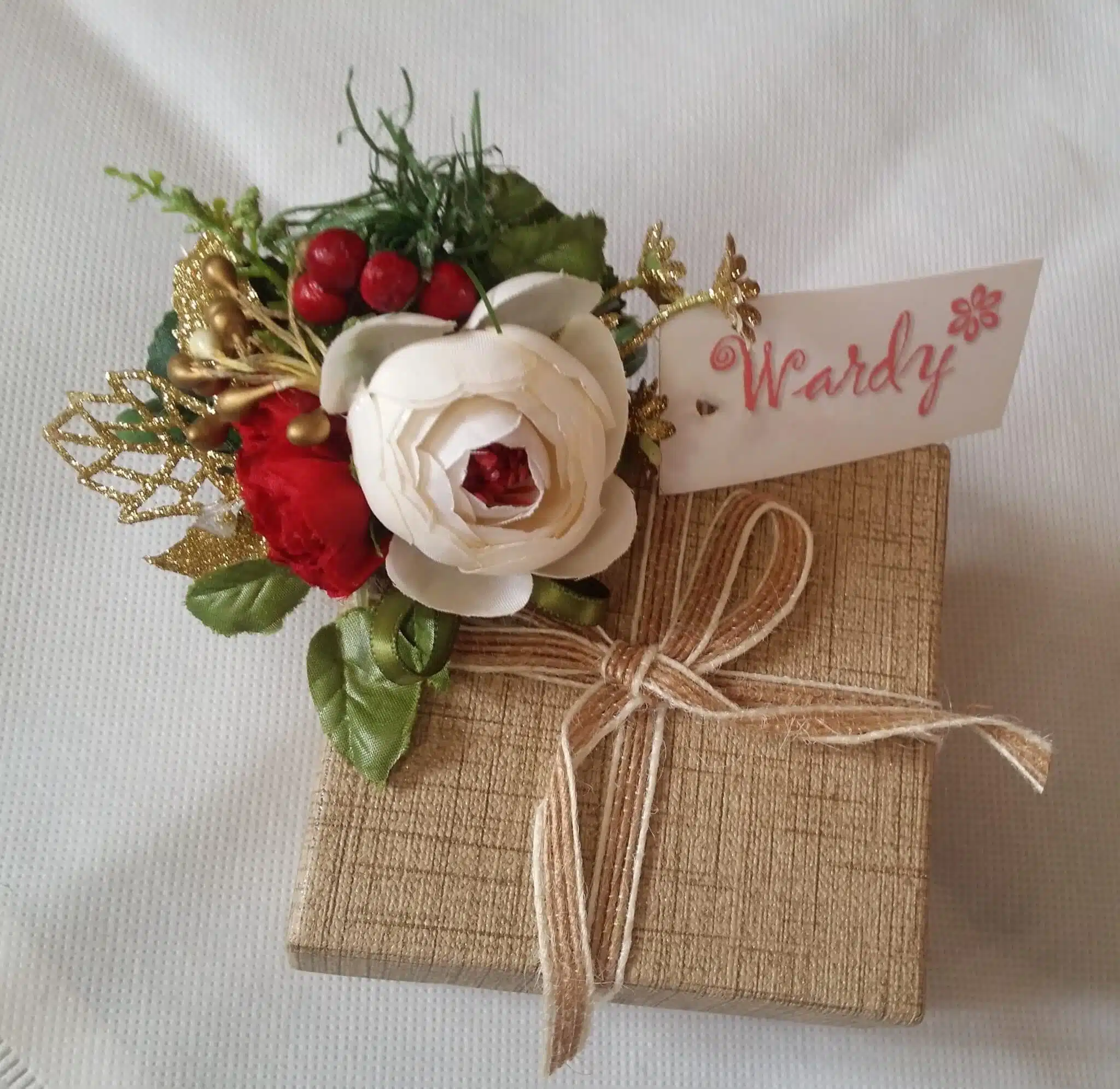 Christmas wrist corsage. 5 SARA NAG 1 scaled