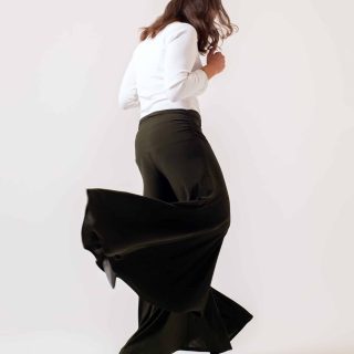 Plain still wild pants free size stretchy one