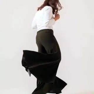 Plain still wild pants free size stretchy one