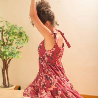 Naya Nighdress in Maroon