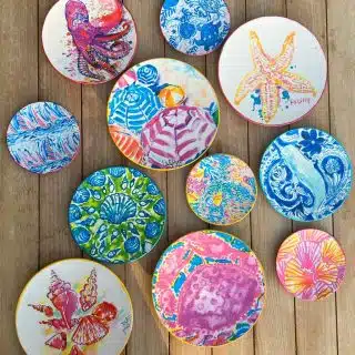 Colorful Summer Wall Plates