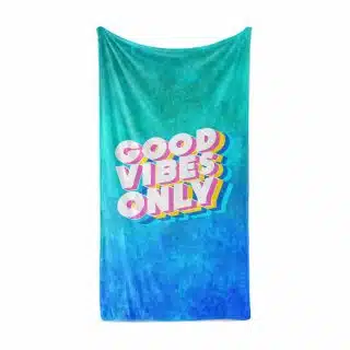 Beach towel Good vibes only