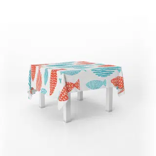 The Fish Plate Table Cover 140x140