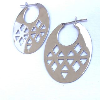 Falahy Collection , Big Oval Earring