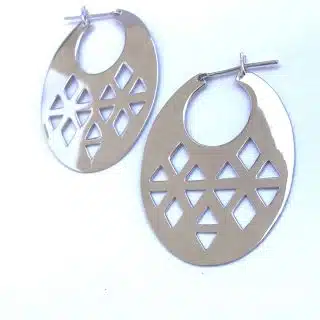 Falahy Collection , Big Oval Earring