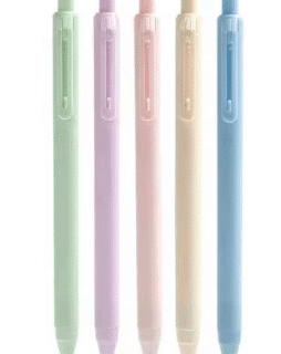 Macron Color Gradient Color Press Pen set of 5