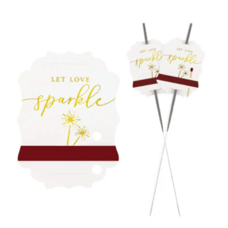 Occassion and Party Favours -Let The Love Sparkle Cards (100 pcs)
