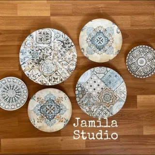 Teal Tile wall plates