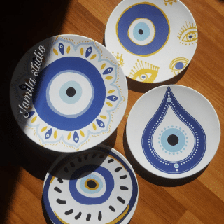 Blue Eyes (wall plates)
